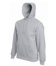 Picture of Fruit of the Loom Premium Hooded Sweat Heather Grey