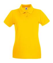 Picture of Fruit Of The Loom Ladies Premium Polo Sunflower