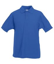 Picture of Kids 65/35 Pique Polo Fruit of the Loom Royal Blue