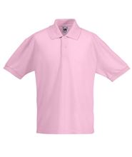 Picture of Kids 65/35 Pique Polo Fruit of the Loom Light Pink