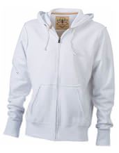 Picture of James & Nicholson Men´s Vintage Hoody White