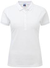 Picture of Dames Stretch polo van Russel White