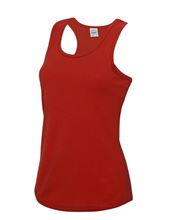 Picture of All We Do Girlie Cool-Vest Fire Red