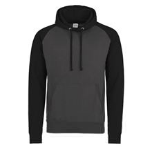 Picture of Baseball Hoodie Charcoal / Jet Black