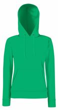 Picture of Fruit of the Loom Classic Lady-fit Hooded Sweat Kelly Green