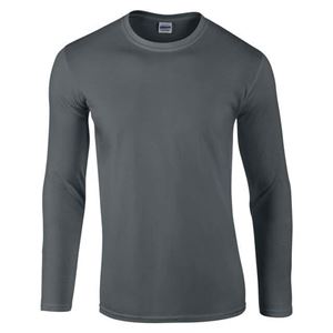 Afbeelding van Gildan Softstyle long sleeve t-shirt Charcoal