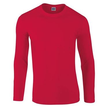 Picture of Gildan Softstyle long sleeve t-shirt Rood