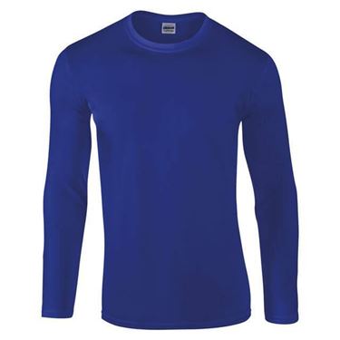 Picture of Gildan Softstyle long sleeve t-shirt Blauw