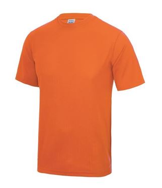 fluoriserend oranje kinder sport shirt