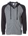 Independent Lightweight Raglan Zip Hooded sweater