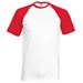 Baseball T-shirt wit rood