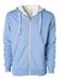 Lichtblauwe hooded sweater sherpa