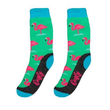 Hingly Crew Socks Flamingo