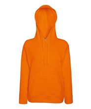 Picture of Fruit of the Loom Lady-Fit Lightweight Hooded Sweatshirt Orange