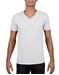 12 Witte Softstyle T- Shirts V-Hals