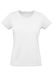 Witte langere Dames T-shirts biologisch ringgesponnen katoen