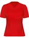 Rood Sport T-shirt V-hals voor dames