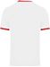 Kinder voetbalshirt korte mouw V-hals met contrast strepen