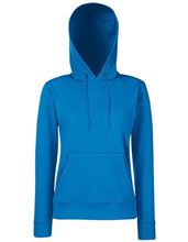 Fruit of the Loom Classic Lady-fit Hooded Sweat Royal Blue