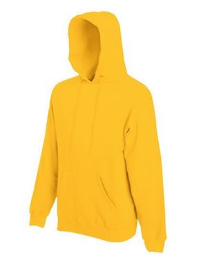 Fruit Of The Loom Classic Hooded Sweat Sunflower