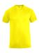 Fluoriserend geel sport shirt