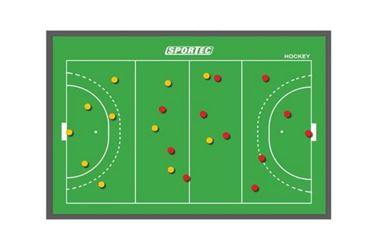 Sportec Magnetisch Coachbord Hockey 45 X 60 Cm