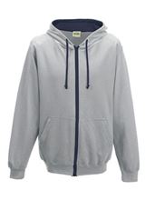 Picture of Varsity Zoodie Heather Grey / New French Navy