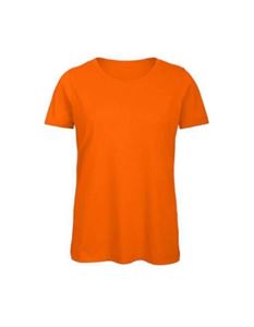 Oranje Dames T-Shirt Organisch Katoen