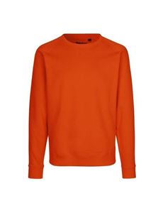Oranje sweater organisch katoen