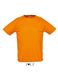 Fluor oranje sport T-shirts bedrukken