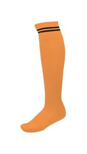 Sportsok met dubbele streep Proact Oranje - Zwart