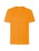 Oranje sport T-shirts gerecycled materiaal