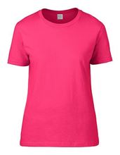 Premium Cotton Ladies Gildan T-shirt Heliconia