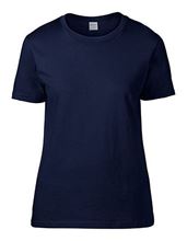 Premium Cotton Ladies Gildan T-shirt Navy