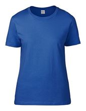 Premium Cotton Ladies Gildan T-shirt Royal Blue
