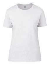 Premium Cotton Ladies Gildan T-shirt White