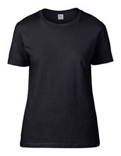 Premium Cotton Ladies Gildan T-shirt Black