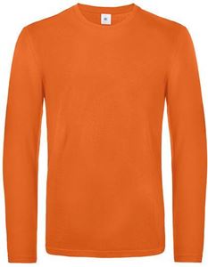 Afbeelding van B&C Exact 190 long sleeve T-shirt Urban Orange