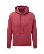 Fruit Of The Loom Premium Hooded Sweat Heather Red