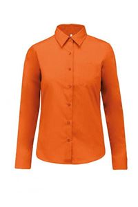 Oranje dames overhemd