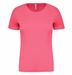 Fluor Roze dames sport T-shirts	
