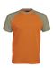 Oranje-grijs Baseball T-Shirt 