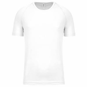 Witte kinder sport t-shirts