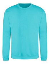 AWDIS Sweatshirt Turquoise Surf