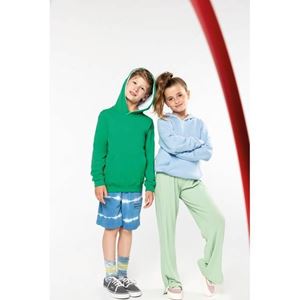 Kids Contrast Hooded Sweatshirt Kariban