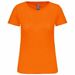 Oranje organisch katoenen dames T-shirts