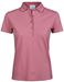 Roze Poloshirts voor dames bedrukken