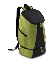 Sport backpack Kimood Burnt Lime / Black